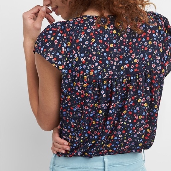 GAP Multicolor Floral Blouse - Picture 1 of 4
